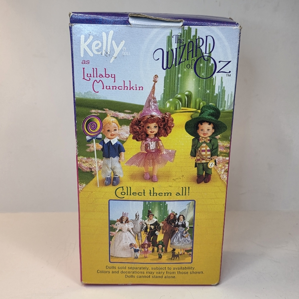 Wizard Of Oz x Mattel Barbie Kelly Munchkin Collection 1999 Dolls Set Of 3 - Picture 12 of 14